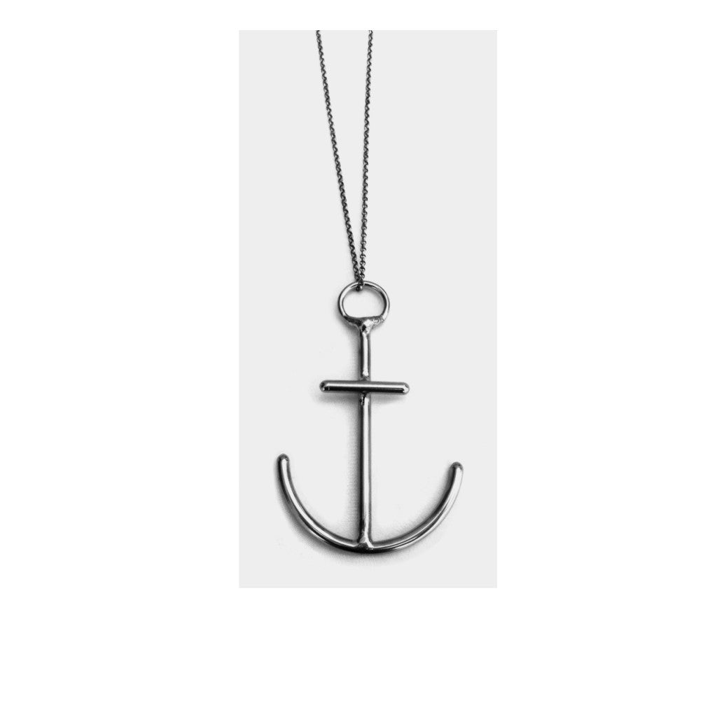 Anchor Pendant, silver