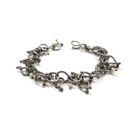 Barbell Cluster Bracelet